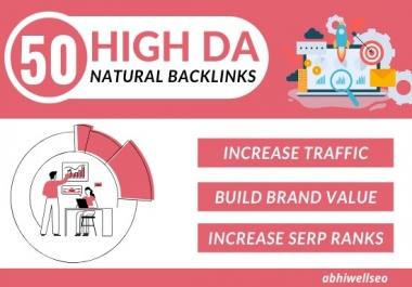 I will make high da dofollow SEO backlinks for google top ranking