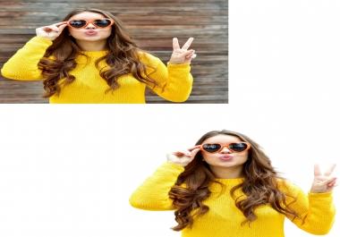 I will remove your photos backgrounds.