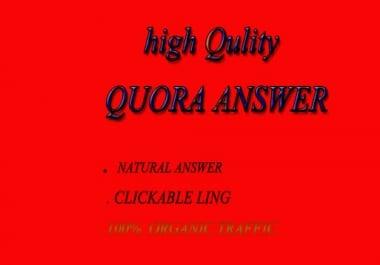 50 Quora Answer And 100 Organic Traffic