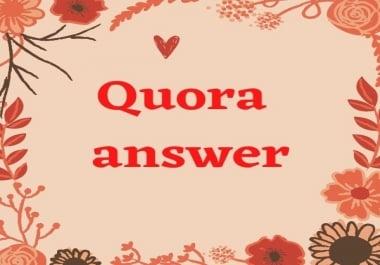 Promote your website in 50 quora answers with contextual backlink