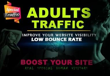 30,000 adult traffic,  visitors to your any kind of porn gambling adults website