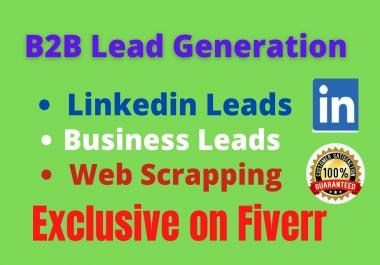 I will B2B LinkedIn LeadGeneration