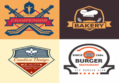 I can do 2 creative vintage, badge and retro logo design concepts
