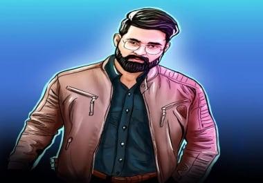 I'll create your vector character art.