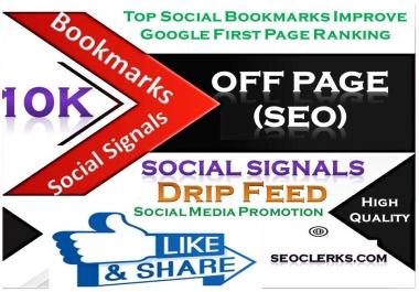 TOP Powerful Site 10,000 Social Signals HQ Bookmark Backlinks SEO Boost increase Google Ranking