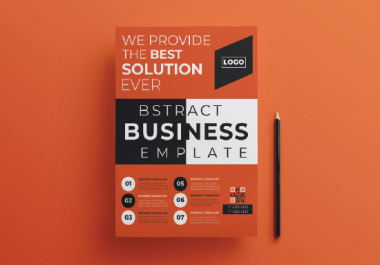 I will design professional posters flyers banner brochure Leaflet