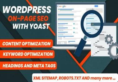 I'll do complete on-page and technical SEO of your website