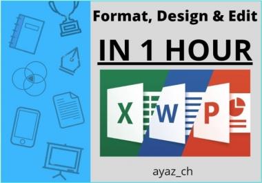 I will do excel data entry,  word and all virtual assistant task for 2 hours
