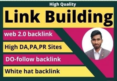 I will manually do high authority web 2 0 backlinks