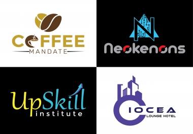 professional,  creative and minimalist logo for you.