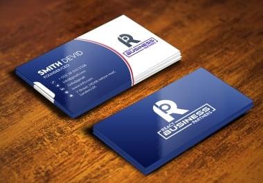 unique and professional business card design