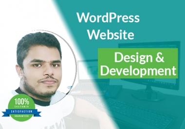 I will create beautiful wordpress website