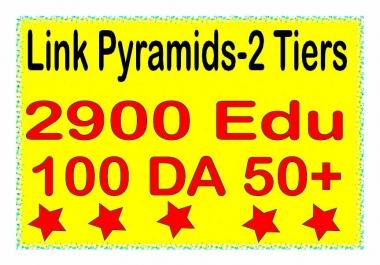 Boost Multi-Tiere Backlinks - 3000 Contextual DA 50+ &amp. EDU Tiered Backlinks For SEO