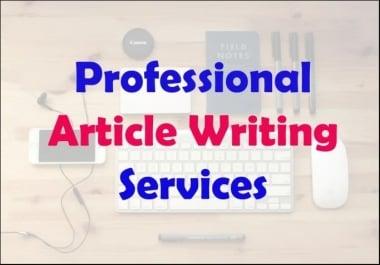 I will write and rewrite articles,  blog posts or content