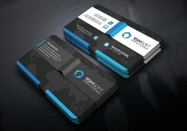 I will design professional business card or modern business card