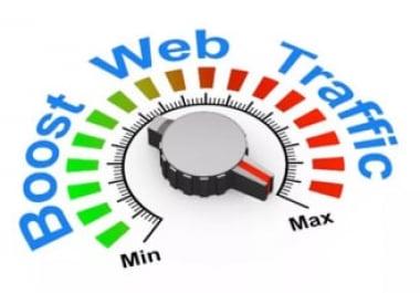 30,000 REAL WEBSITE TRAFFIC worldwide to your targeted Blog/website