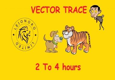 I will convert low resolution image and logo to high resolution vector file