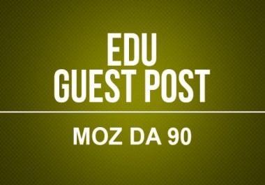 Write And Publish 20 EDU Guest Post With DA45 to 90+