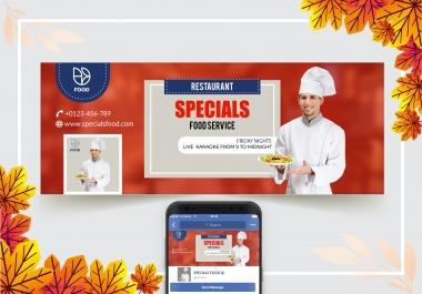 I will do facebook cover design, web banner design, youtube banner design