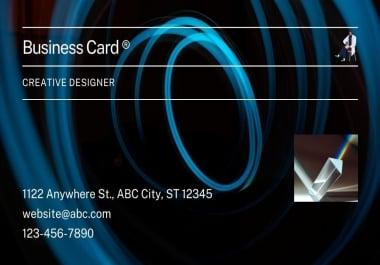 Design Professional & Creative Business Card with free jpg,  png,  pdf Format