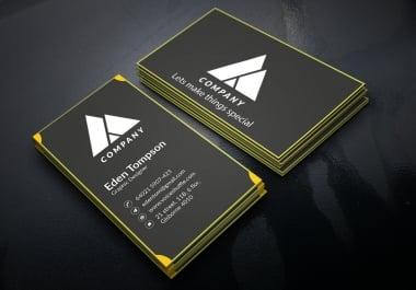 I will do professional corporate business card Design