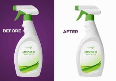 i will remove product background fast