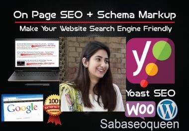 Wordpress on page optimization by yoast