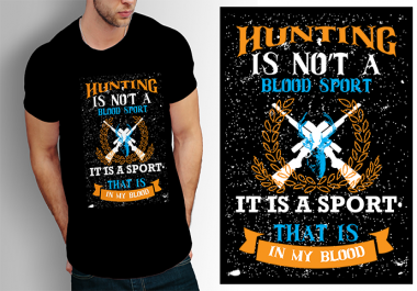 I will design your t-shirt with graphic and typography