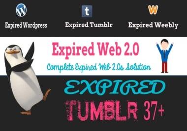 Provide Unlimited Expired Tumblr Blogs PA 37+ With