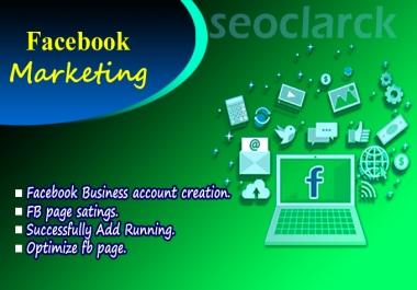I will create & setup your Facebook business page