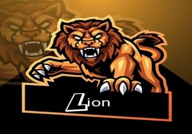 I will create awesome mascot logo for your business,  esports,  sports