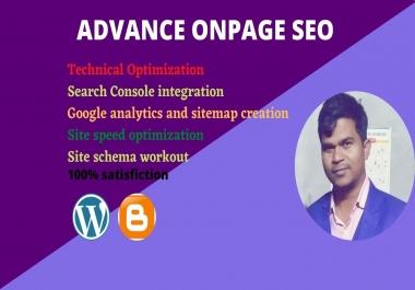 Advance on-page seo and local seo