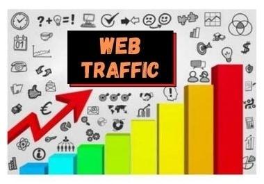 You'll get genuine and natural web traffic