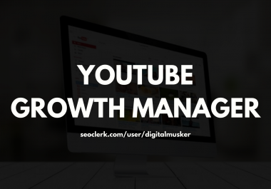 YouTube SEO Growth Manager For Top Ranking