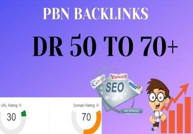 I will increase ahrefs domain rating DR 60 with seo backlinks