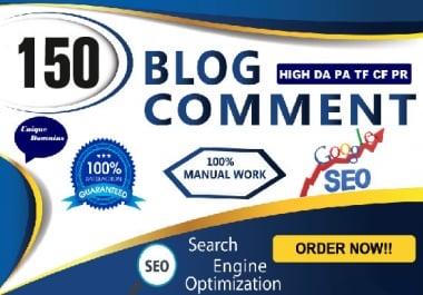 Manually Create 150 High Trust Flow Authority Blog Comment BackLinks