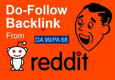 Reddit Rank Powerfull 35 Defend Account Do-Folollow Backlinks For Your sites