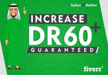 I will increase domain rating DR 50 plus ahrefs domain trust authority