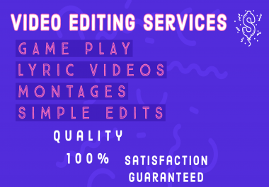 I will Edit your vlog,  AMV,  add lyrics to your video