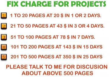 Do all kinds of data entries and Document conversions