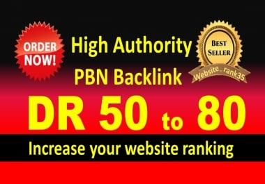 I will make 30 high DR 50 to 80 high quality dofollow backlinks for seo