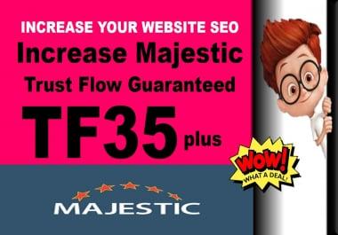 Increase majestic Trust Flow TF CF 35plus