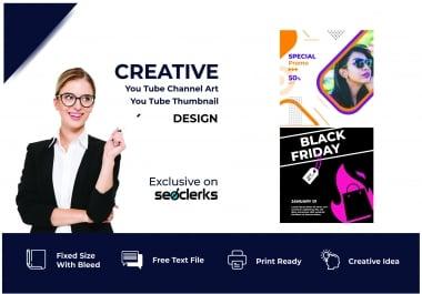 I will create Exclusive social media post design