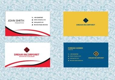 I will make creative professional business card