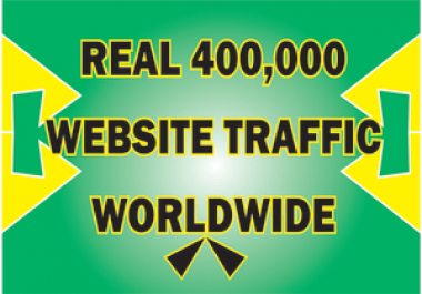 400,000 web traffic worldwide from TOP Social Media for