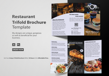 I will design trifold Brochure Post for you