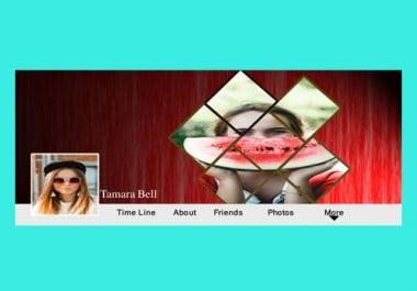 I will create attractive facebook cover