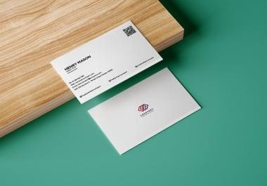 I will design your minimalist business card