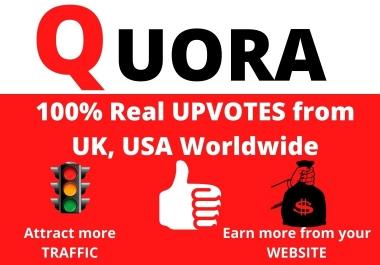 Instant Provide 33+ Worldwide Quora Upvote