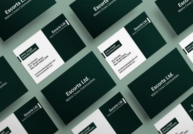 I Will Create Professional and minimalist Business Card for you